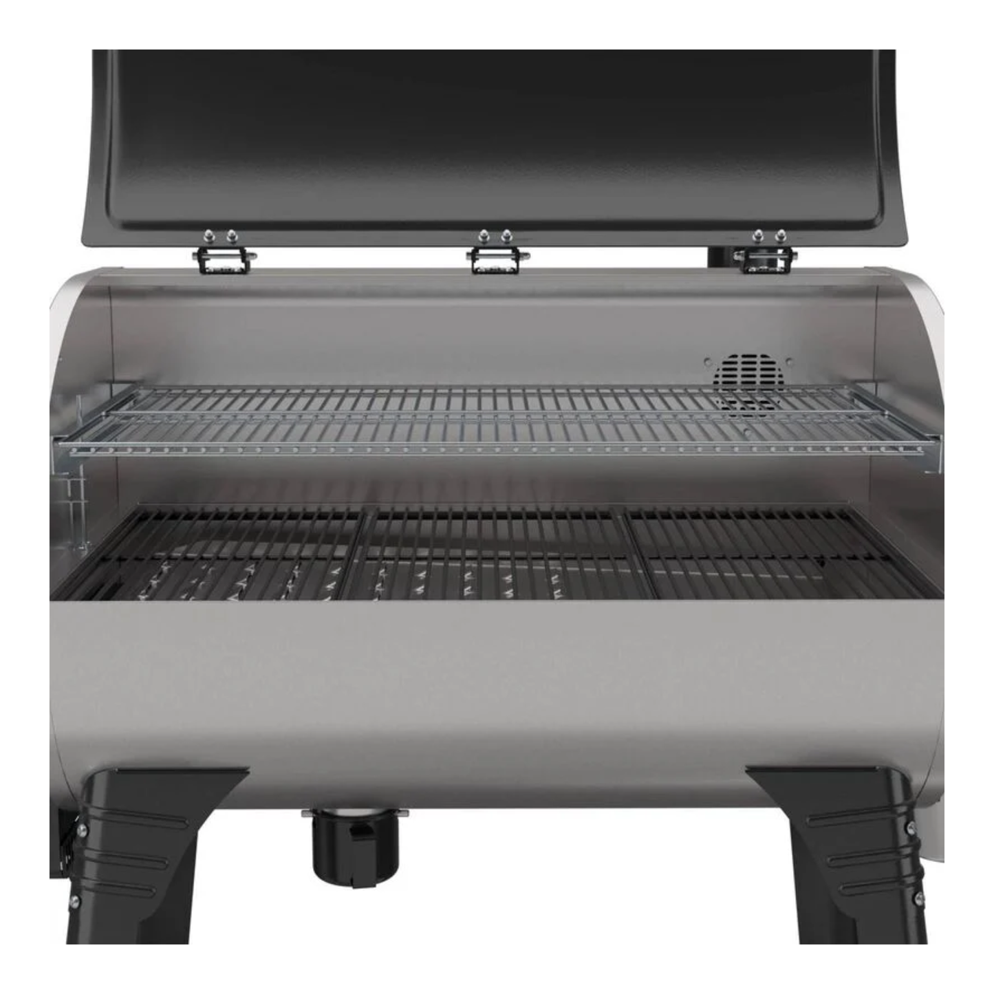 inside shot of the Camp Chef Woodwind 36" Smoker