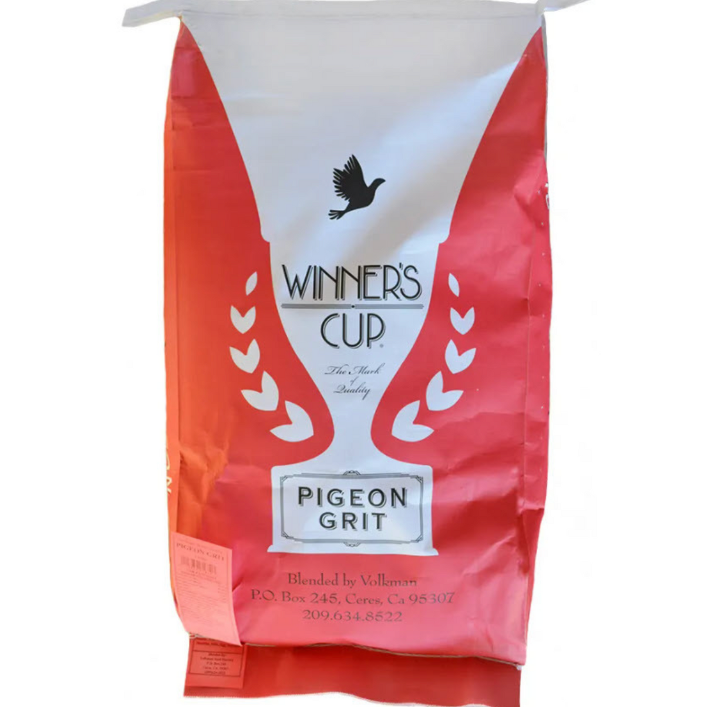 Winner's Cup Pigeon Grit packaging with red and white design