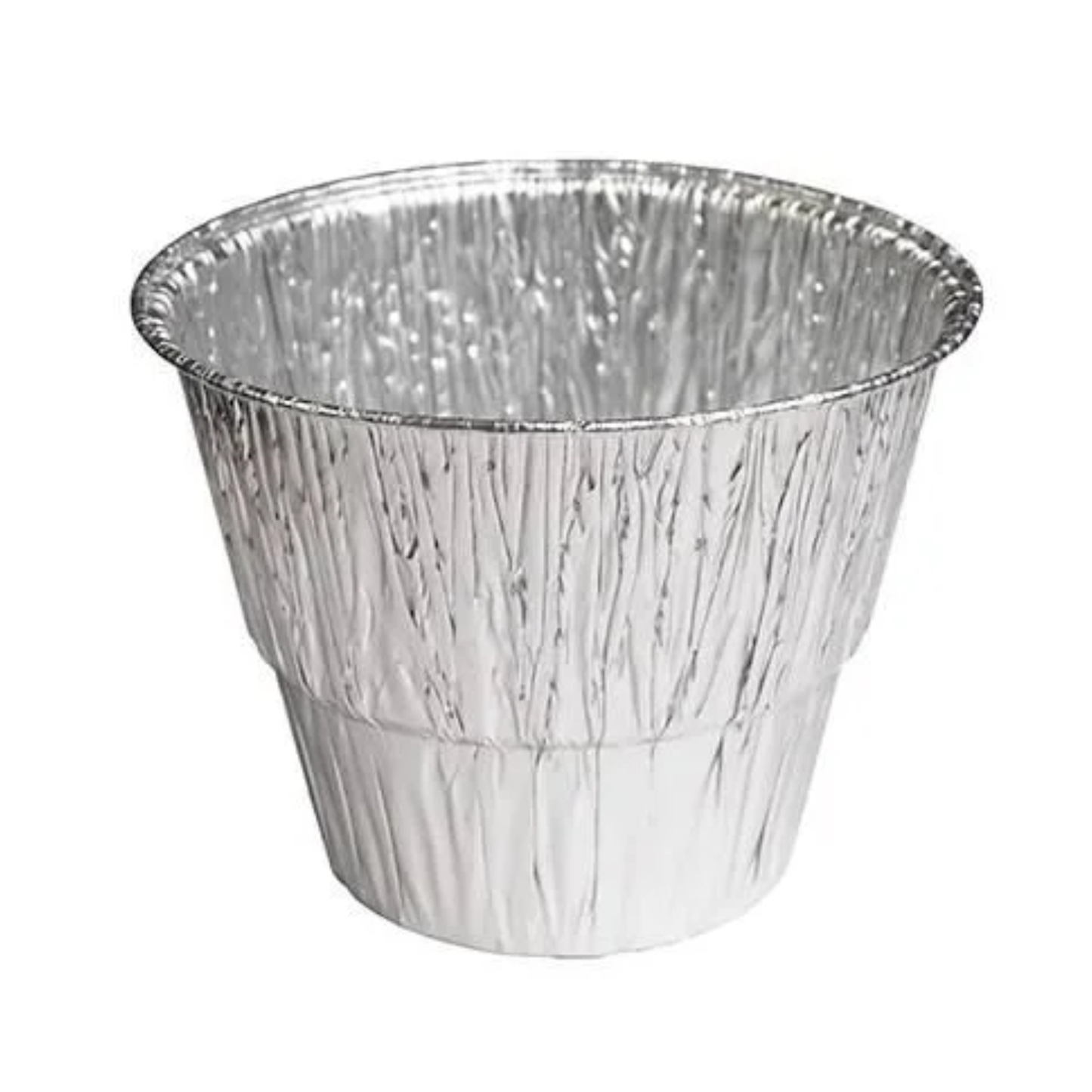 Disposable grease bucket liner for smoker on white background