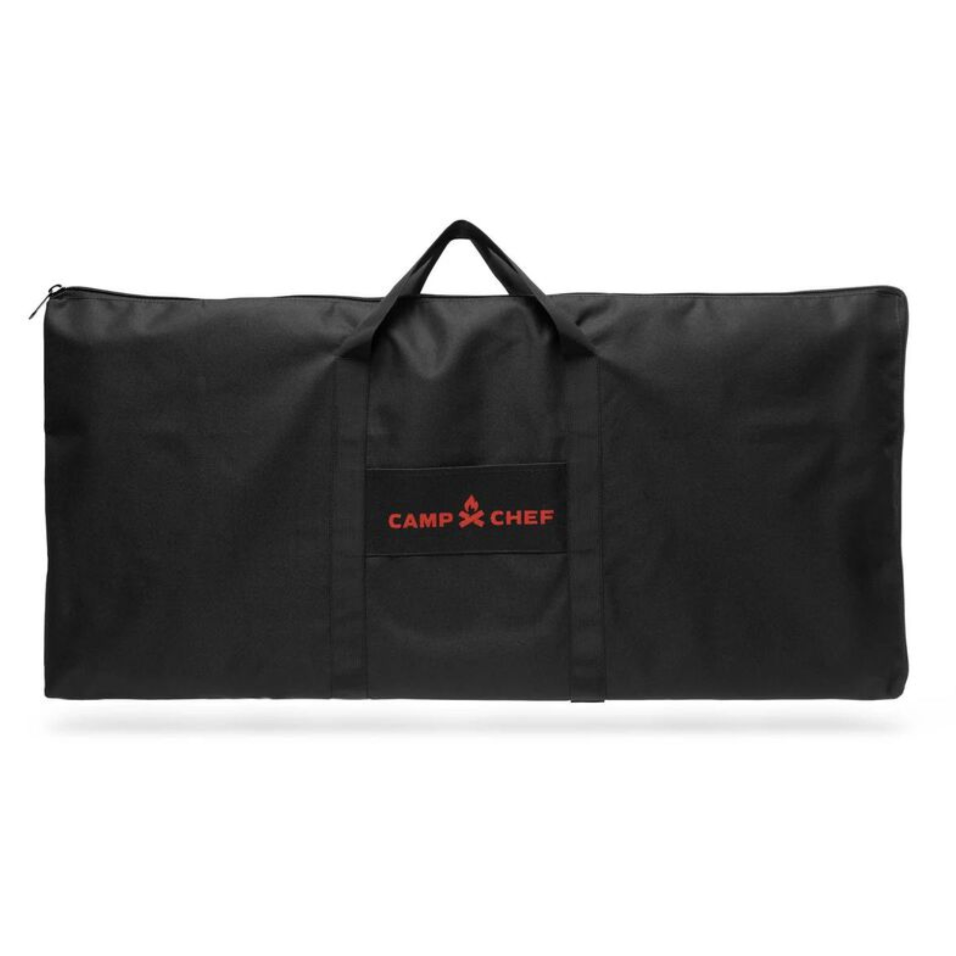 Black carrying bag with Camp Chef logo on a white background