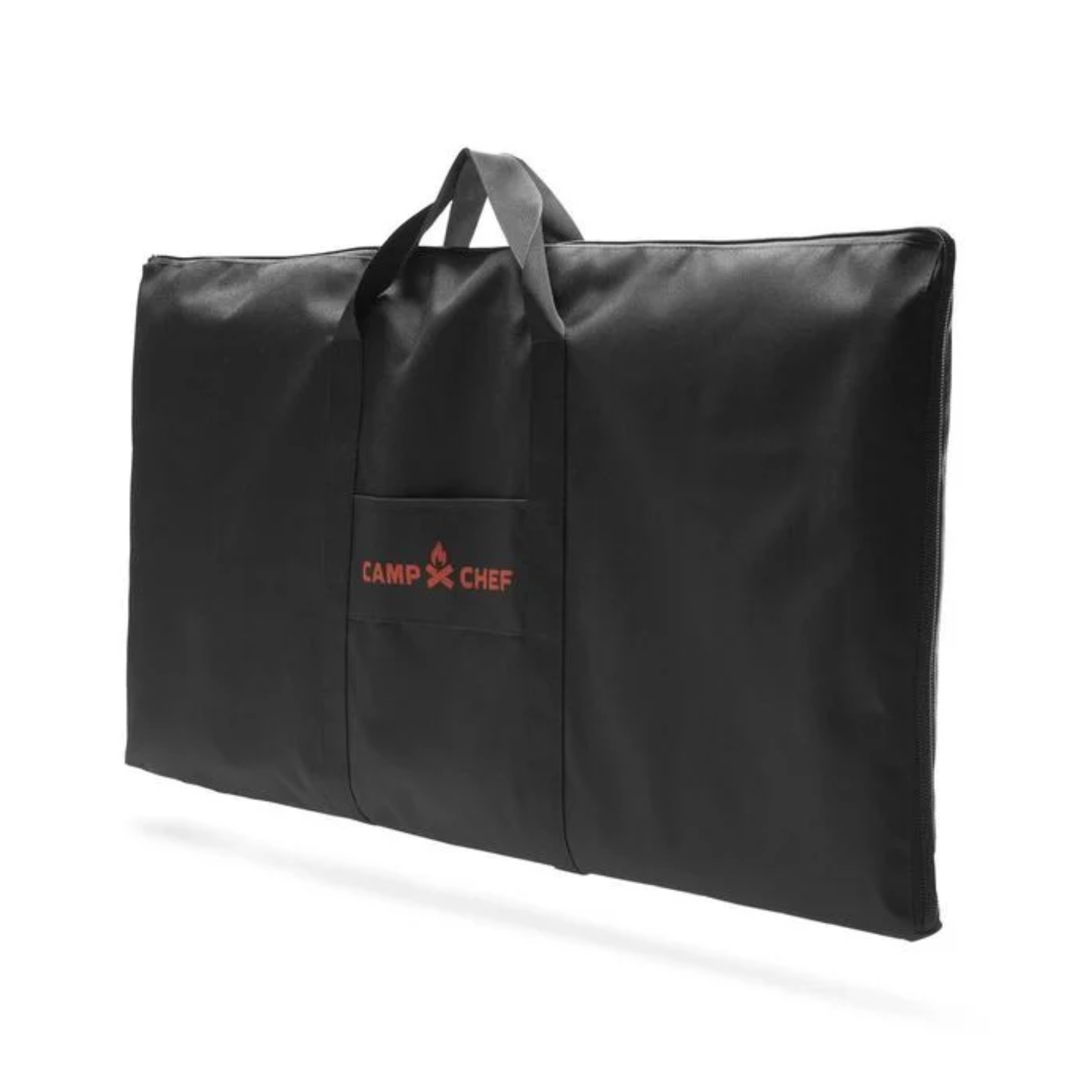 Black carrying case with Camp Chef logo on a white background