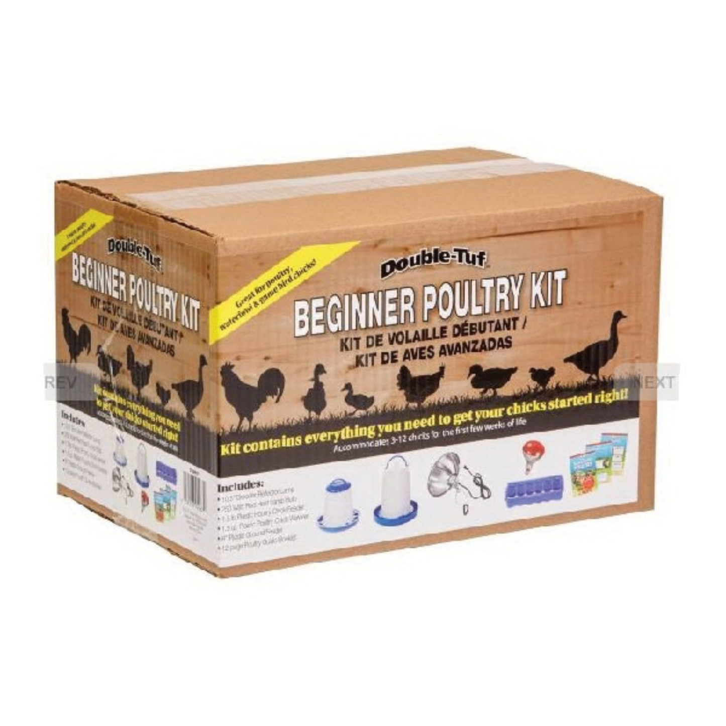 Box of Double-Tuf Beginner Poultry Kit on a white background