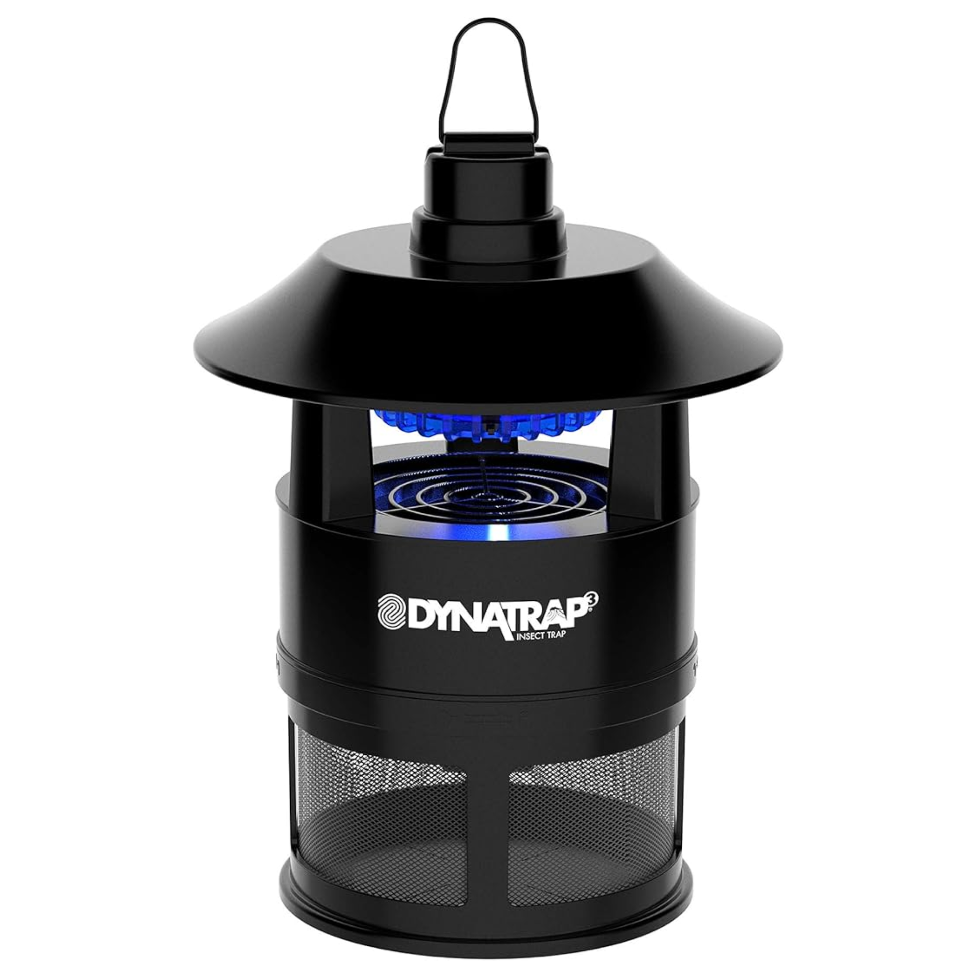 A black lantern on a white background.