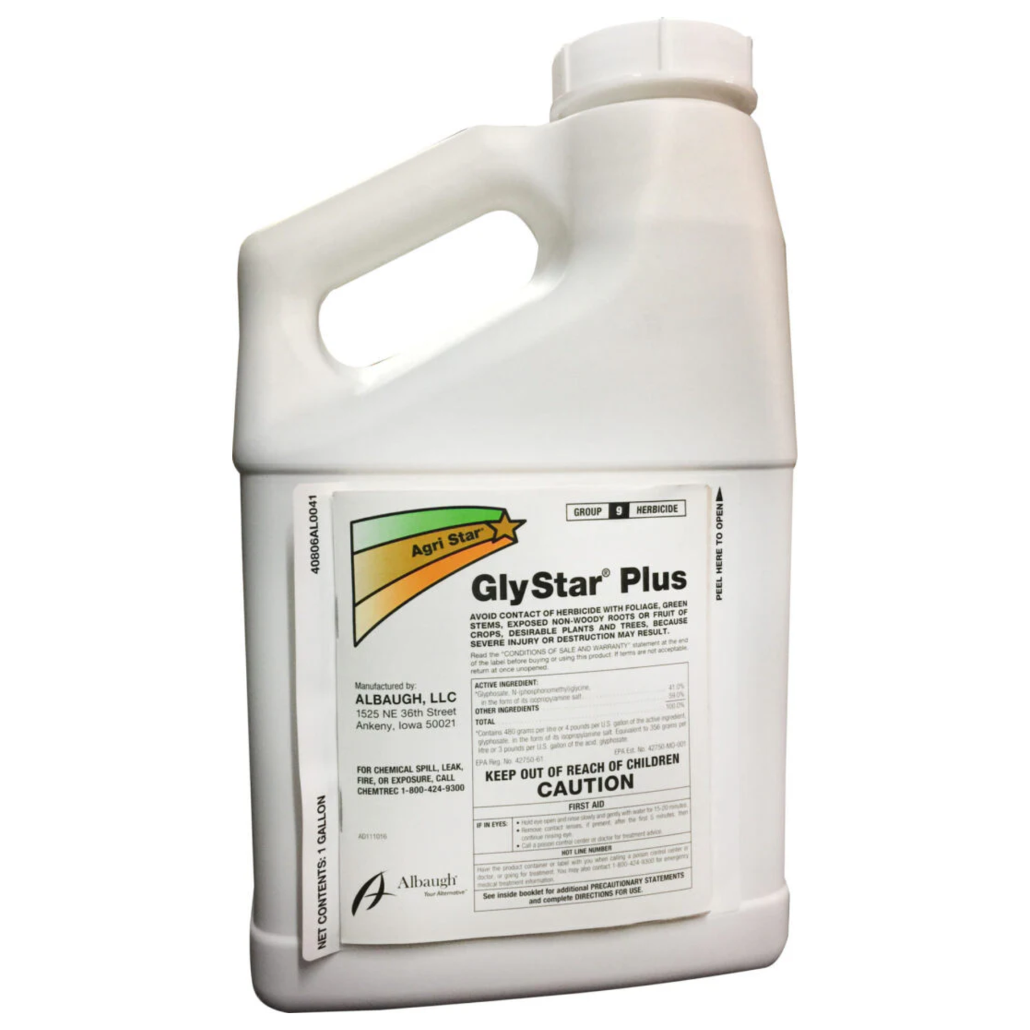 White container labeled 'GlyStar Plus' with a label on a white background
