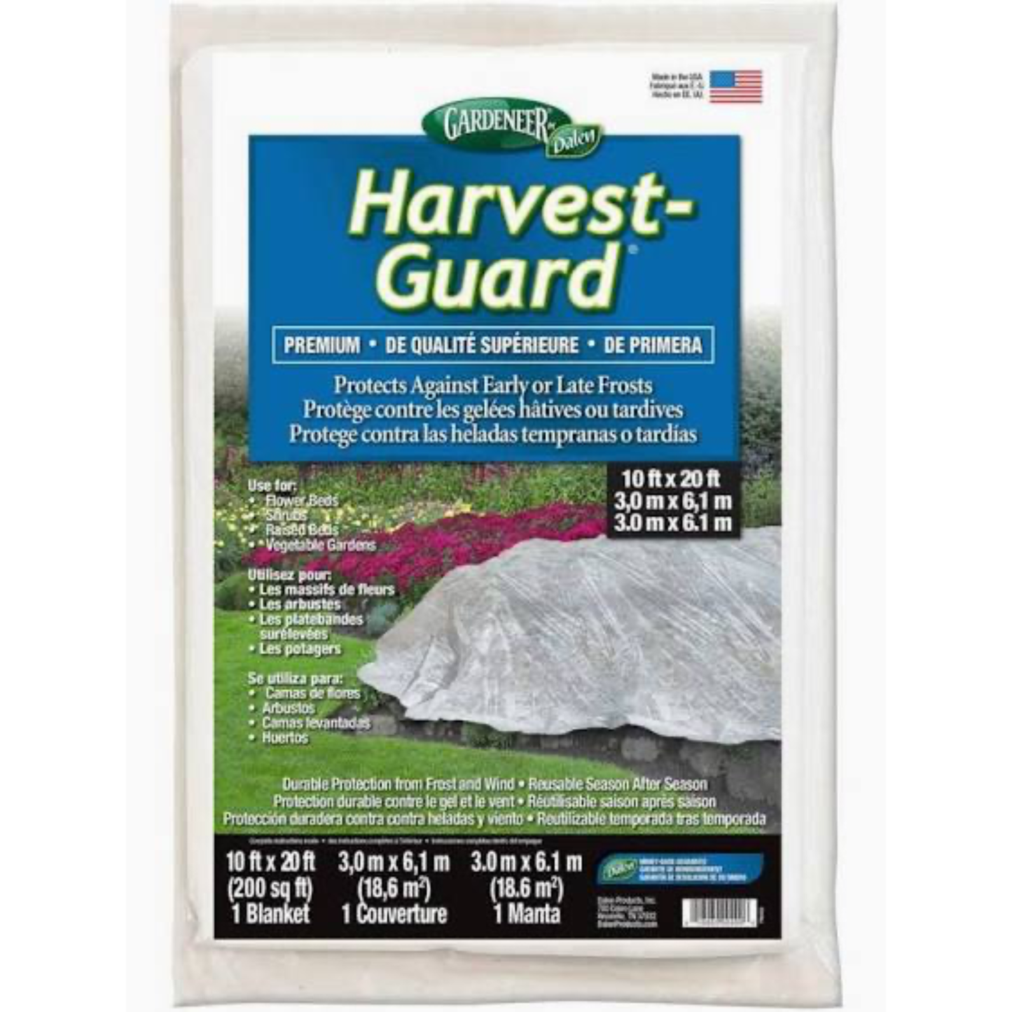 Gardener's Supply Harvest-Guard product packaging on a white background