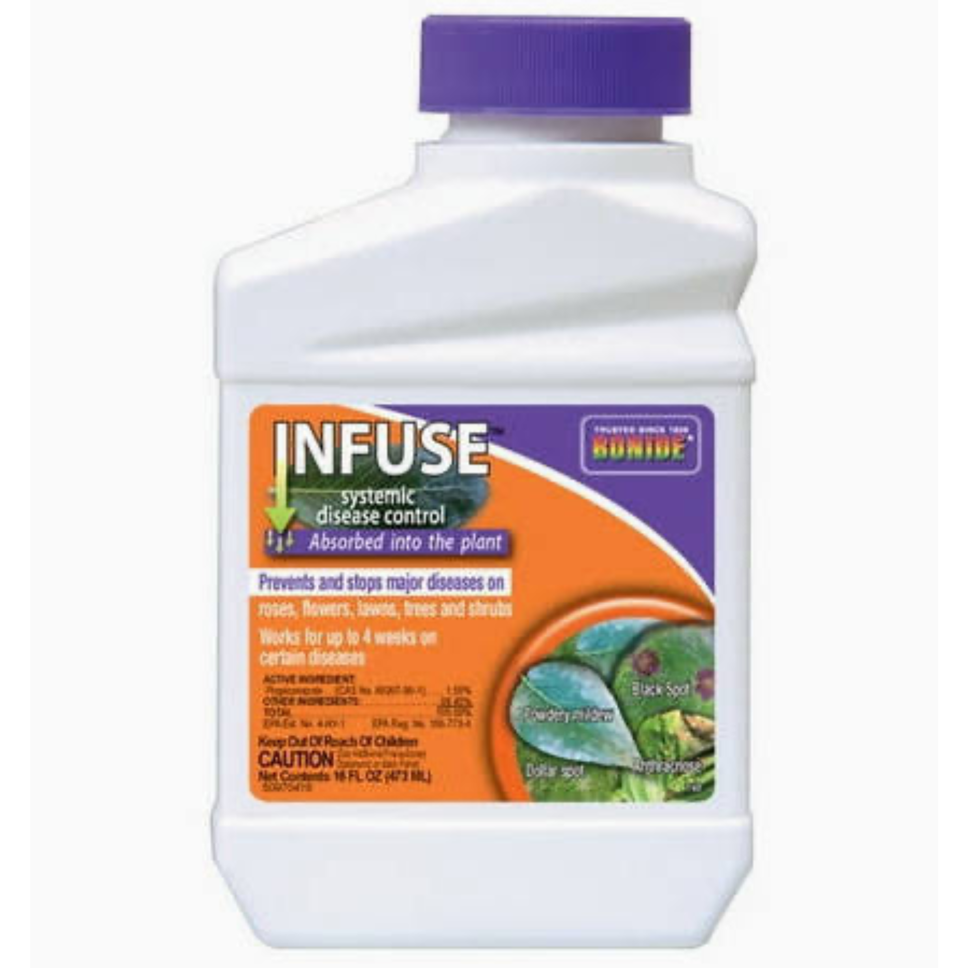 Infuse systemic disease control bottle on a white background