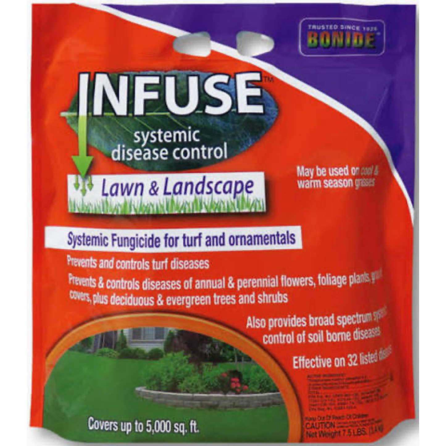 Infuse systemic disease control bag on a white background