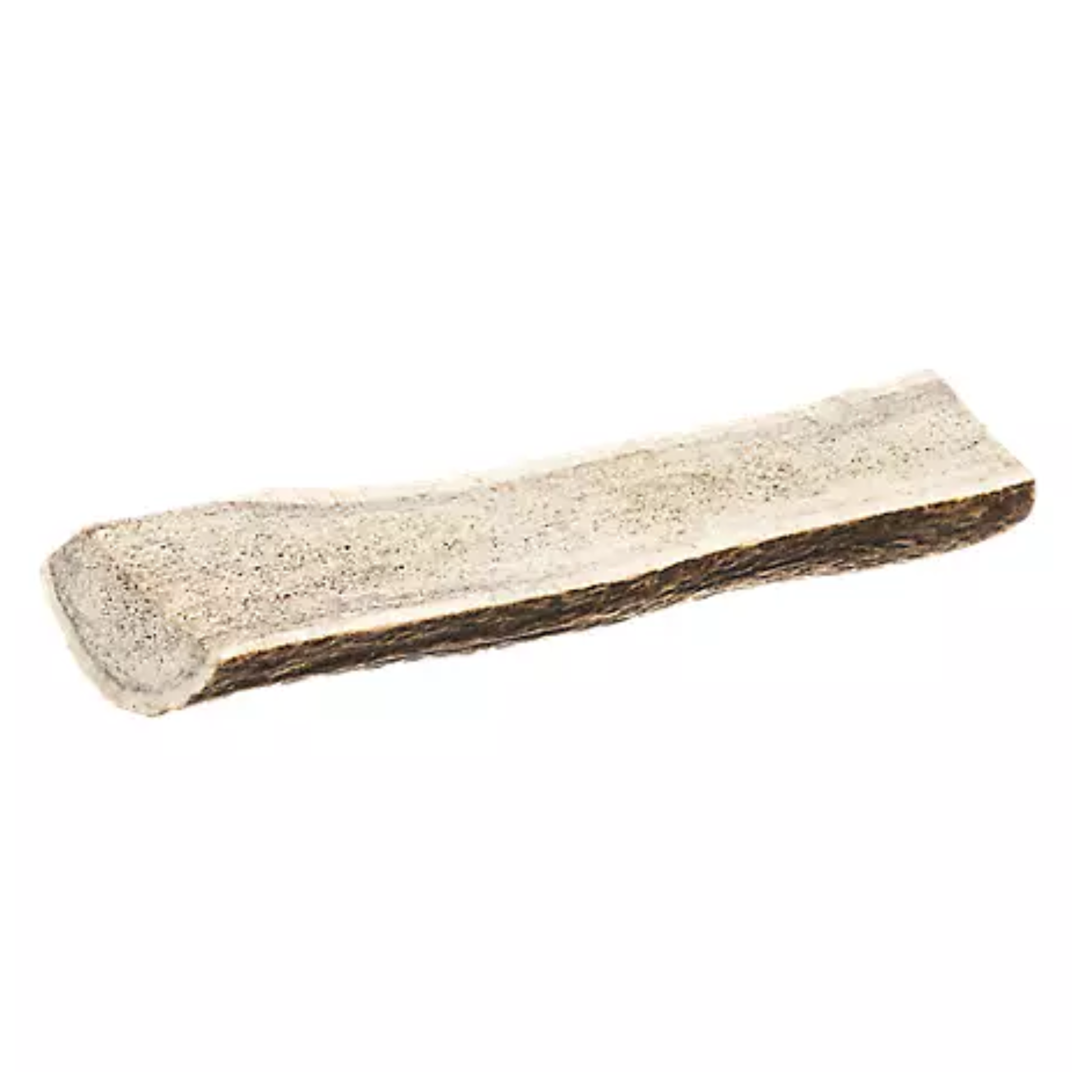 Wooden chew toy for pets on a white background