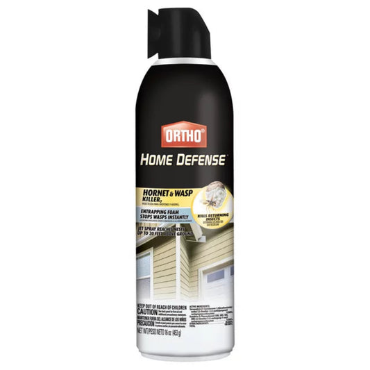 A bottle of Ortho Home Defense on a white background.